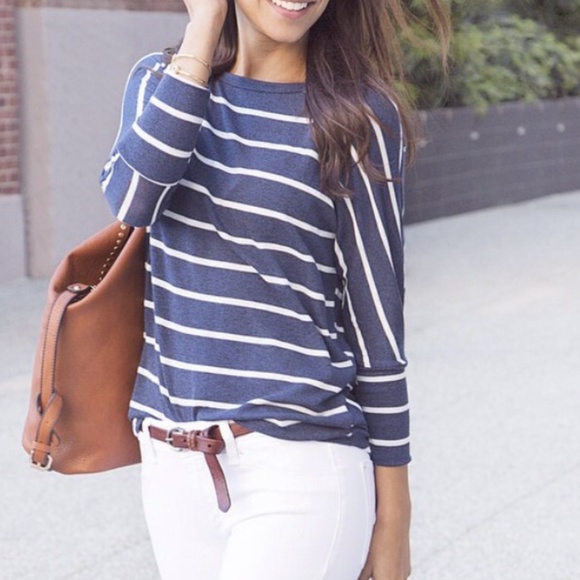 Market & Spruce Tops - Stitch Fix Market & Spruce Corinna Striped Dolman